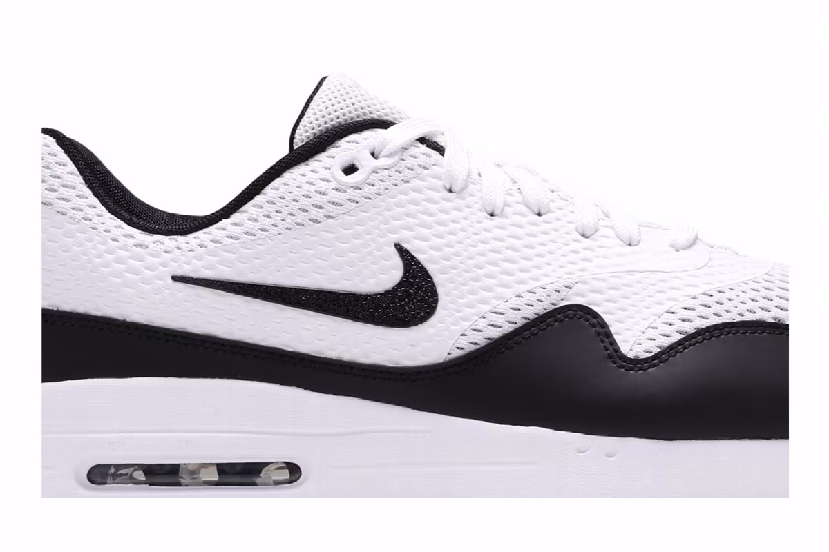 Nike Air Max 1 Golf White Black, view 3