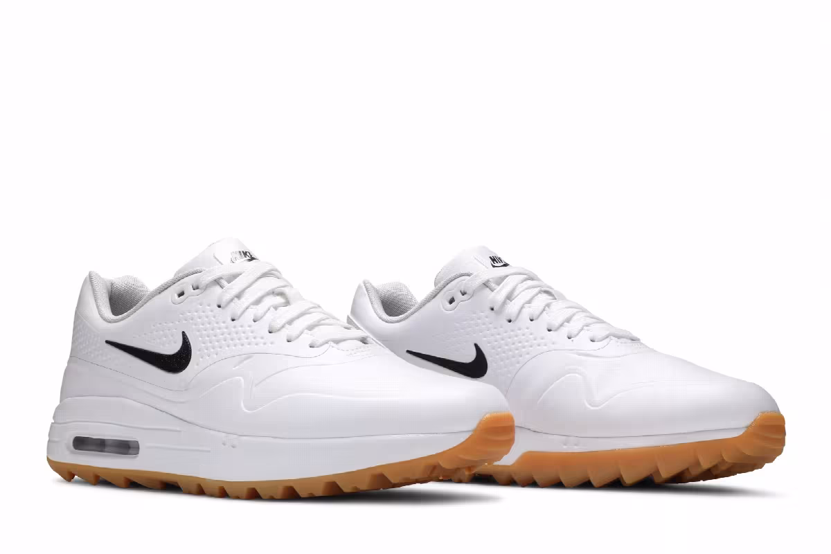 Nike Air Max 1 Golf White Gum - Black Swoosh, view 9
