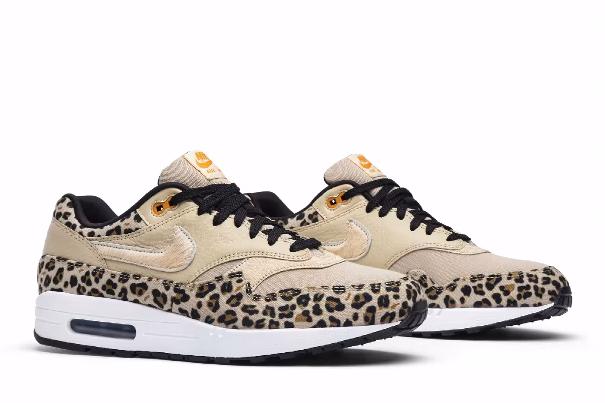 Nike Women's Air Max 1 Premium Leopard, view 9