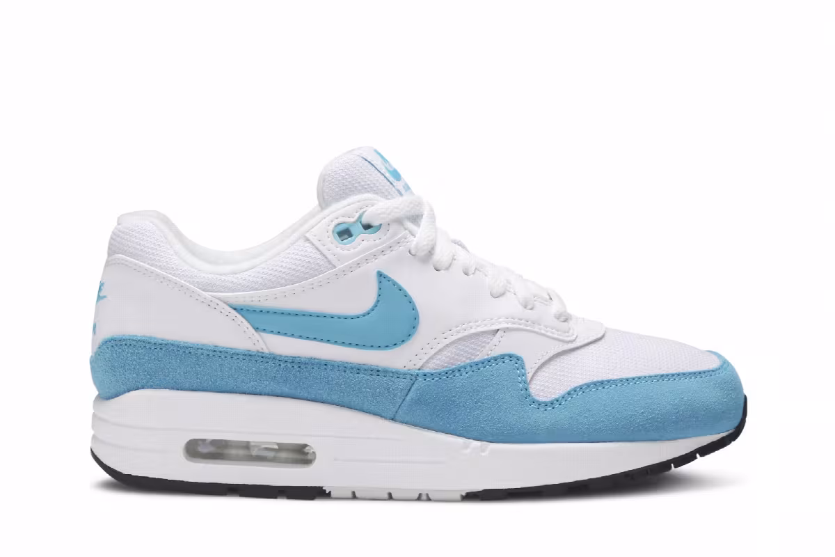 Nike Women's Air Max 1 Light Blue Fury, view 2