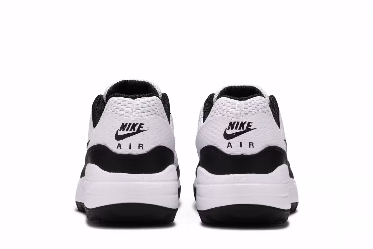 Nike Women's Air Max 1 Golf White Black, view 7
