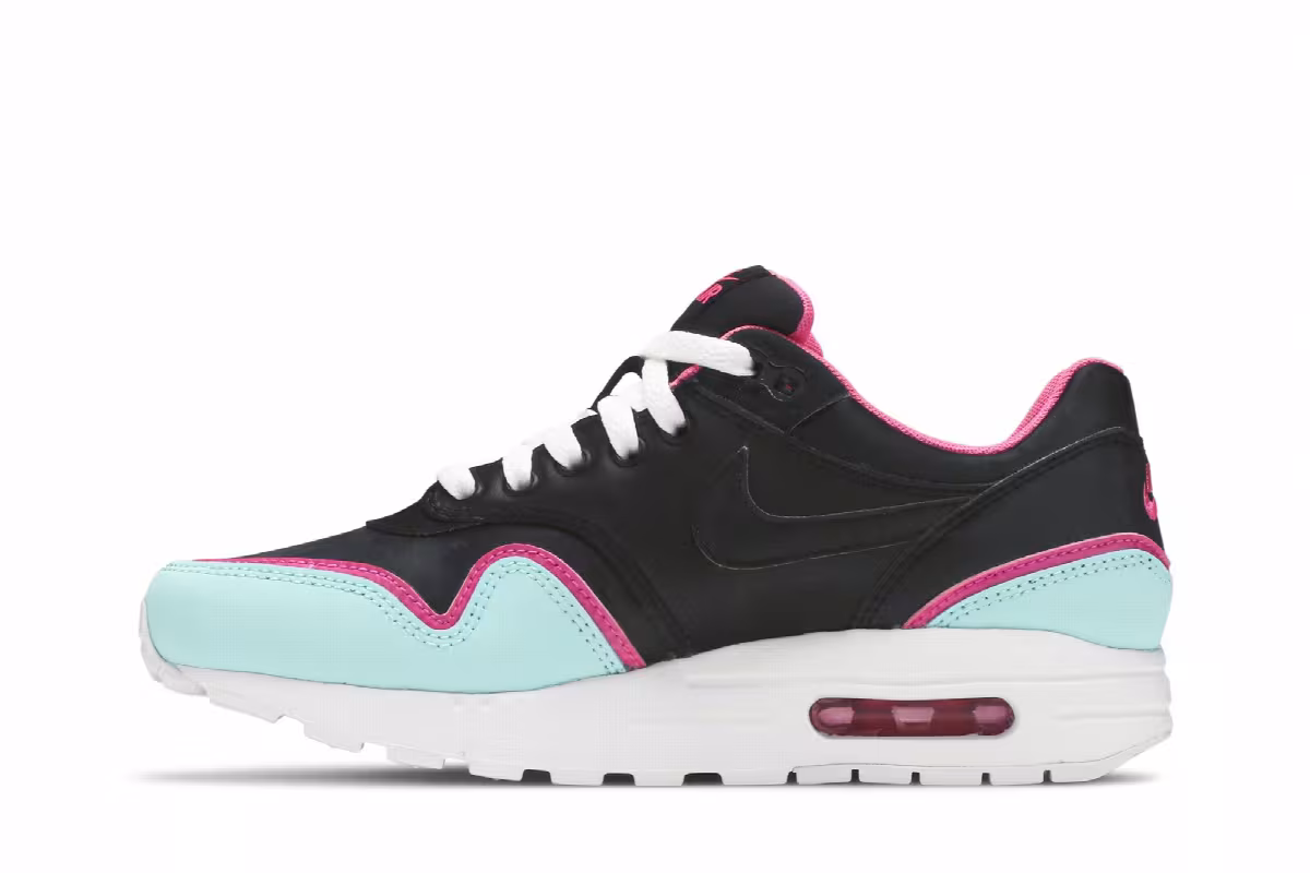 Nike Air Max 1 GS Double Layered - Aqua Fuchsia, view 4