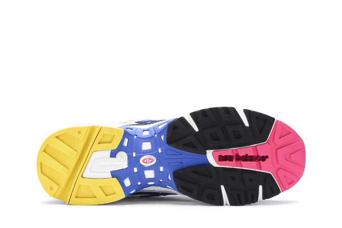 New Balance 827 White Blue Yellow, view 5