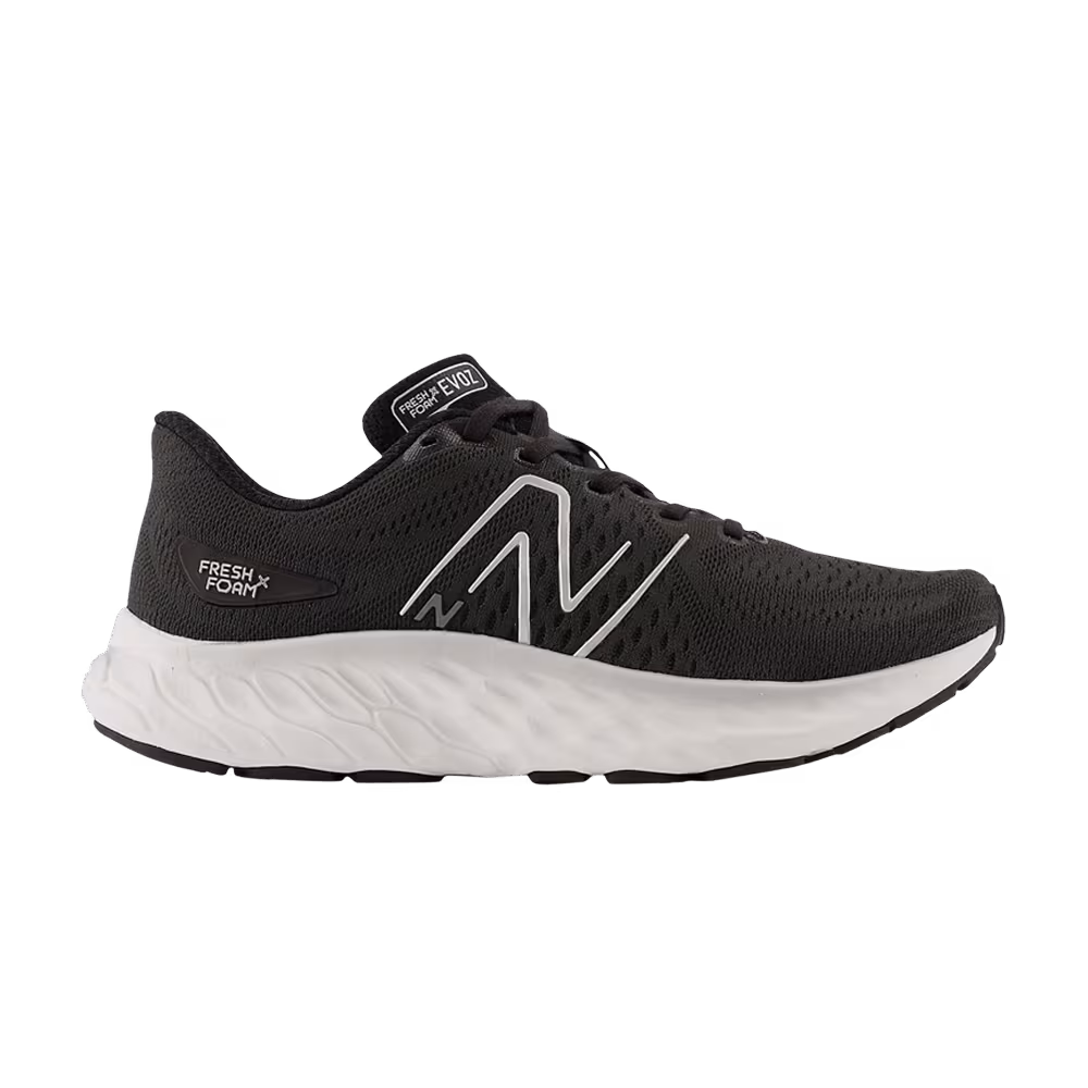 New Balance Women's Fresh Foam X EVOZ v3 Wide Black Metallic Silver