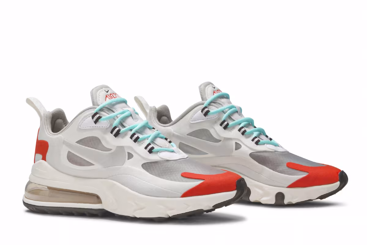 Nike Women's Air Max 270 React Mid-Century, view 9
