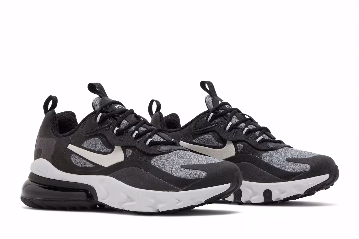 Nike Air Max 270 React GS Black, view 9