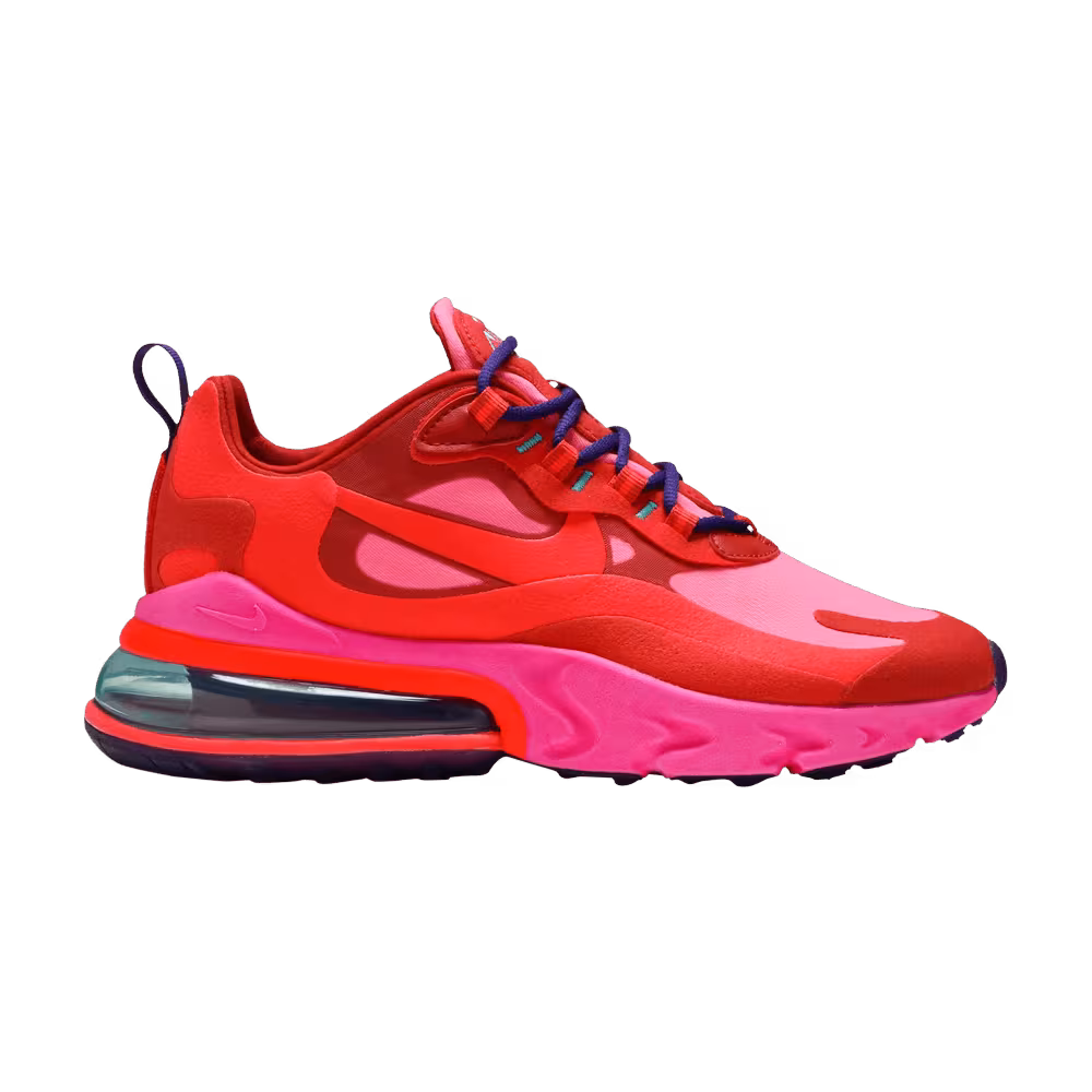 Nike Women's Air Max 270 React Mystic Red Pink Blast