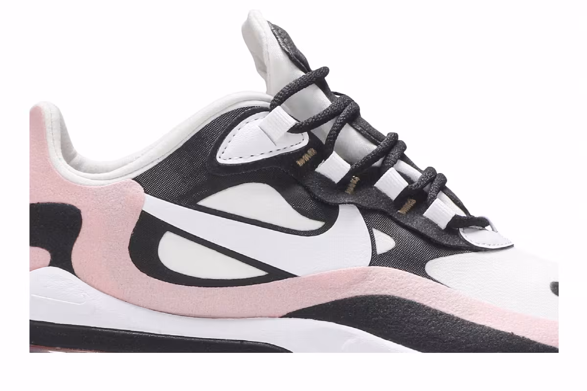 Nike Women's Air Max 270 React Coral Black, view 3