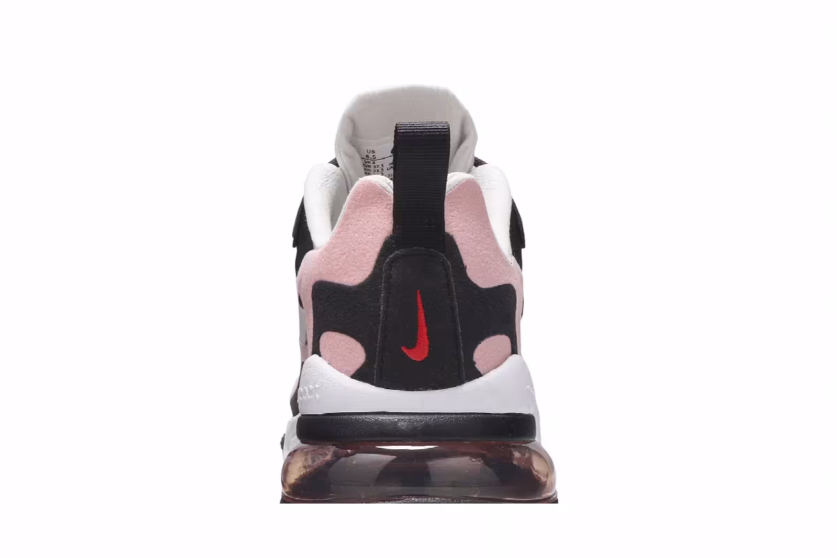 Nike Women's Air Max 270 React Coral Black, view 8