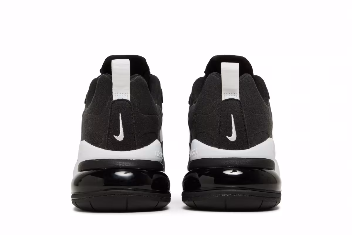 Nike Air Max 270 React Black White, view 7