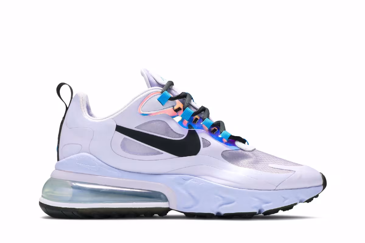 Nike Women's Air Max 270 React Amethyst Tint, view 2