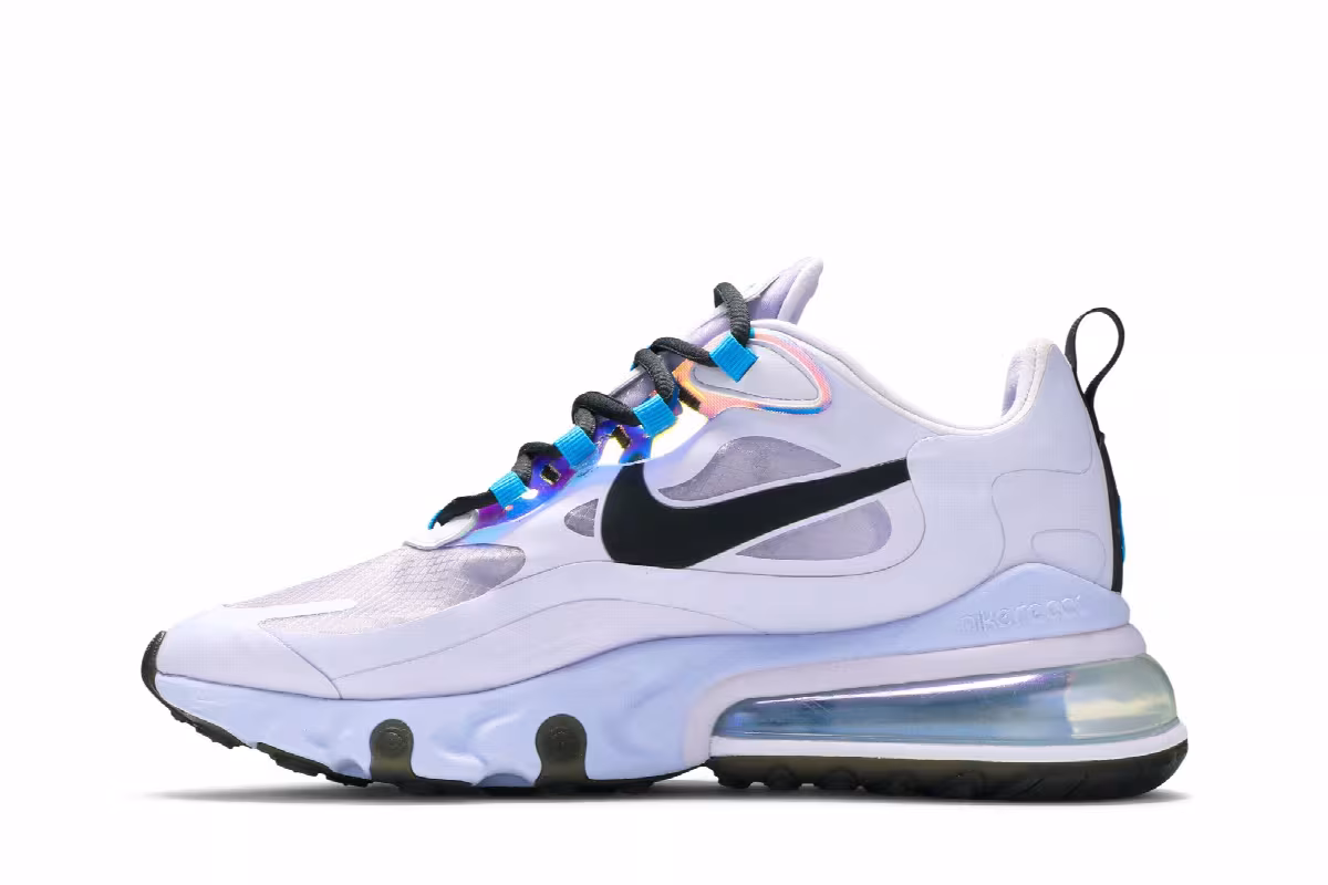 Nike Women's Air Max 270 React Amethyst Tint, view 4