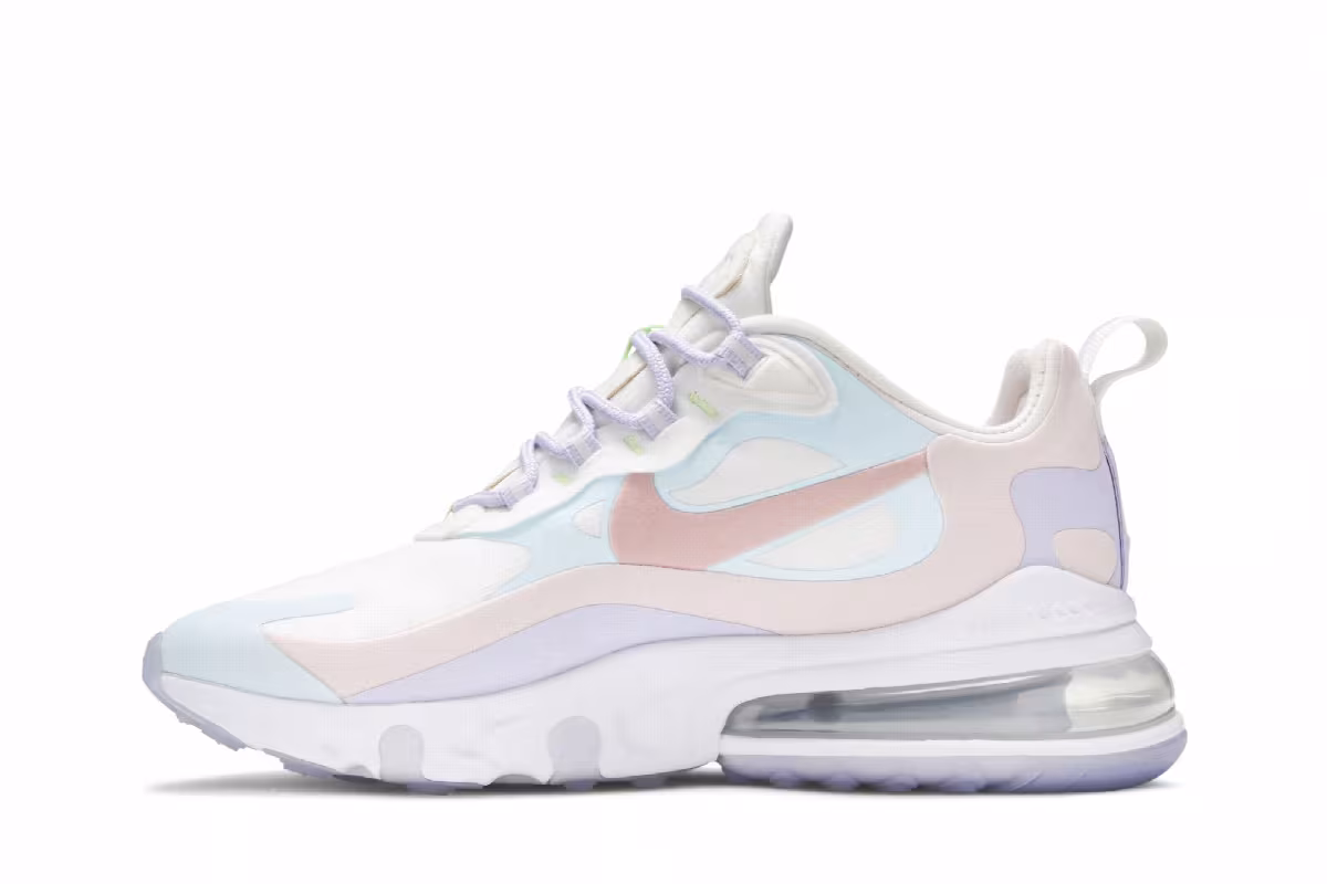 Nike Women's Air Max 270 React Sail Coral Stardust, view 4