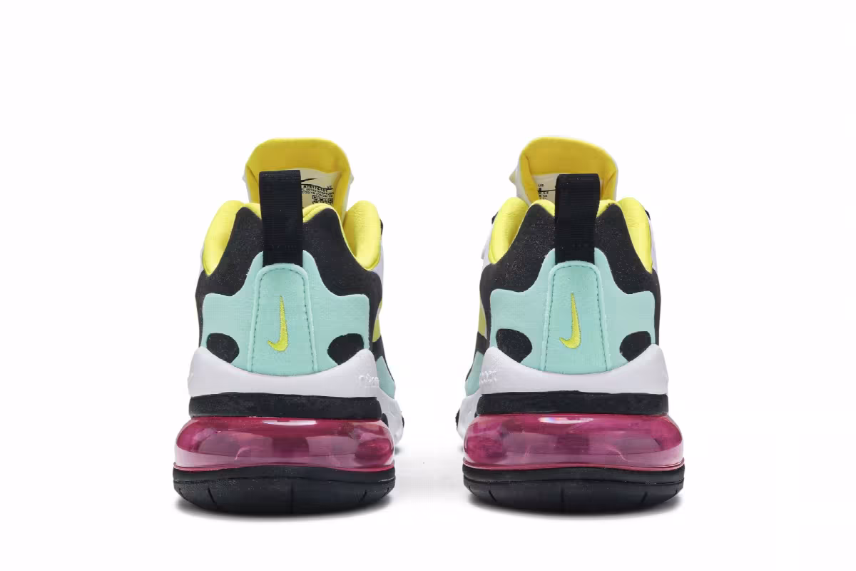 Nike Women's Air Max 270 React Bright Violet, view 7