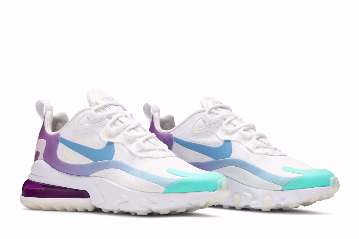 Nike Women's Air Max 270 React Gradient Shift, view 9