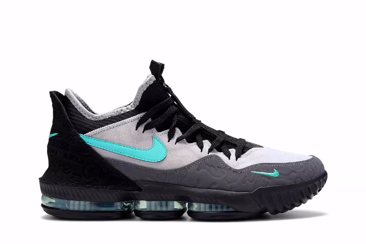 Atmos x Nike LeBron 16 Low Clear Jade, view 2