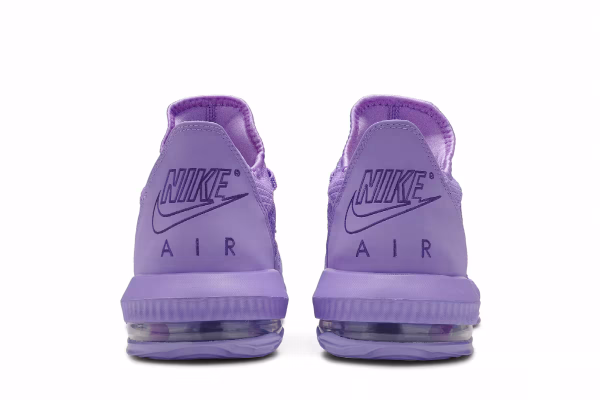 Nike LeBron 16 Low Purple, view 7