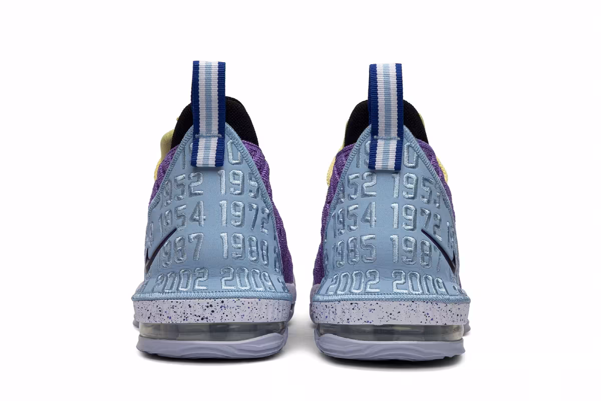 Nike LeBron 16 Lakers Heritage, view 7