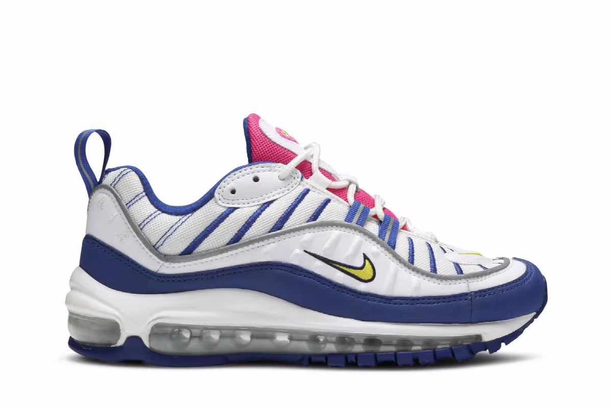 Nike Air Max 98 GS White Indigo, view 2