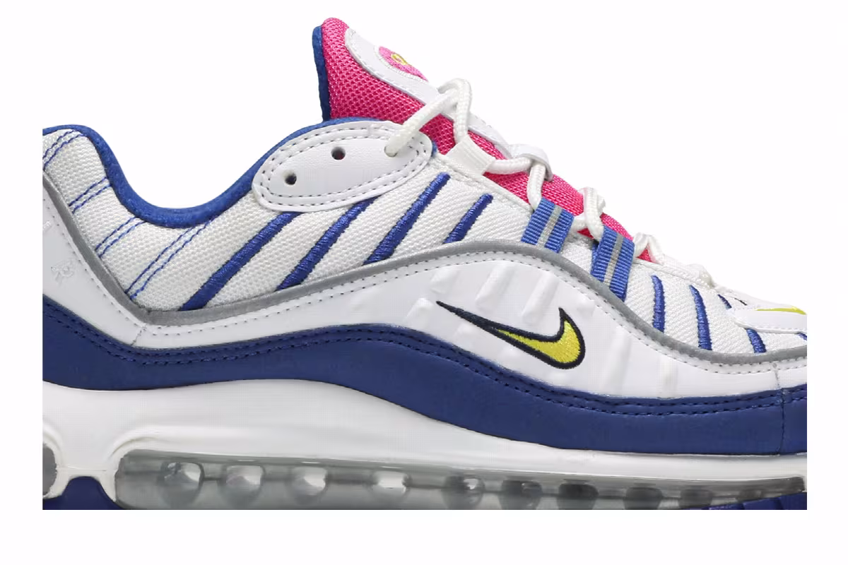 Nike Air Max 98 GS White Indigo, view 3