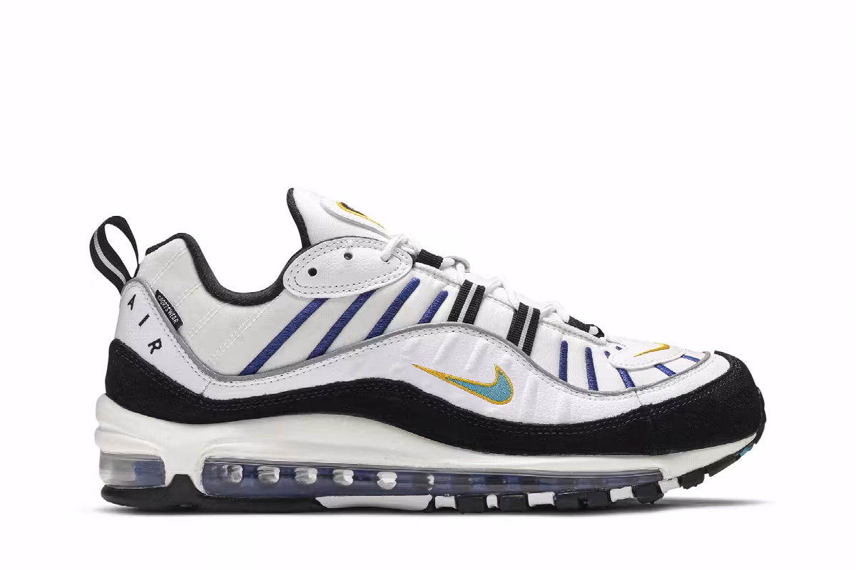Nike Air Max 98 Premium Teal Nebula, view 2