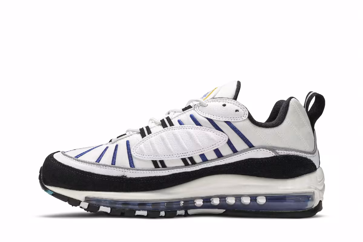 Nike Air Max 98 Premium Teal Nebula, view 4