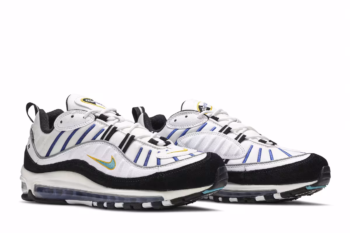 Nike Air Max 98 Premium Teal Nebula, view 9