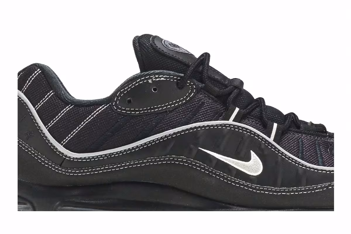 Nike Air Max 98 Black Silver, view 3
