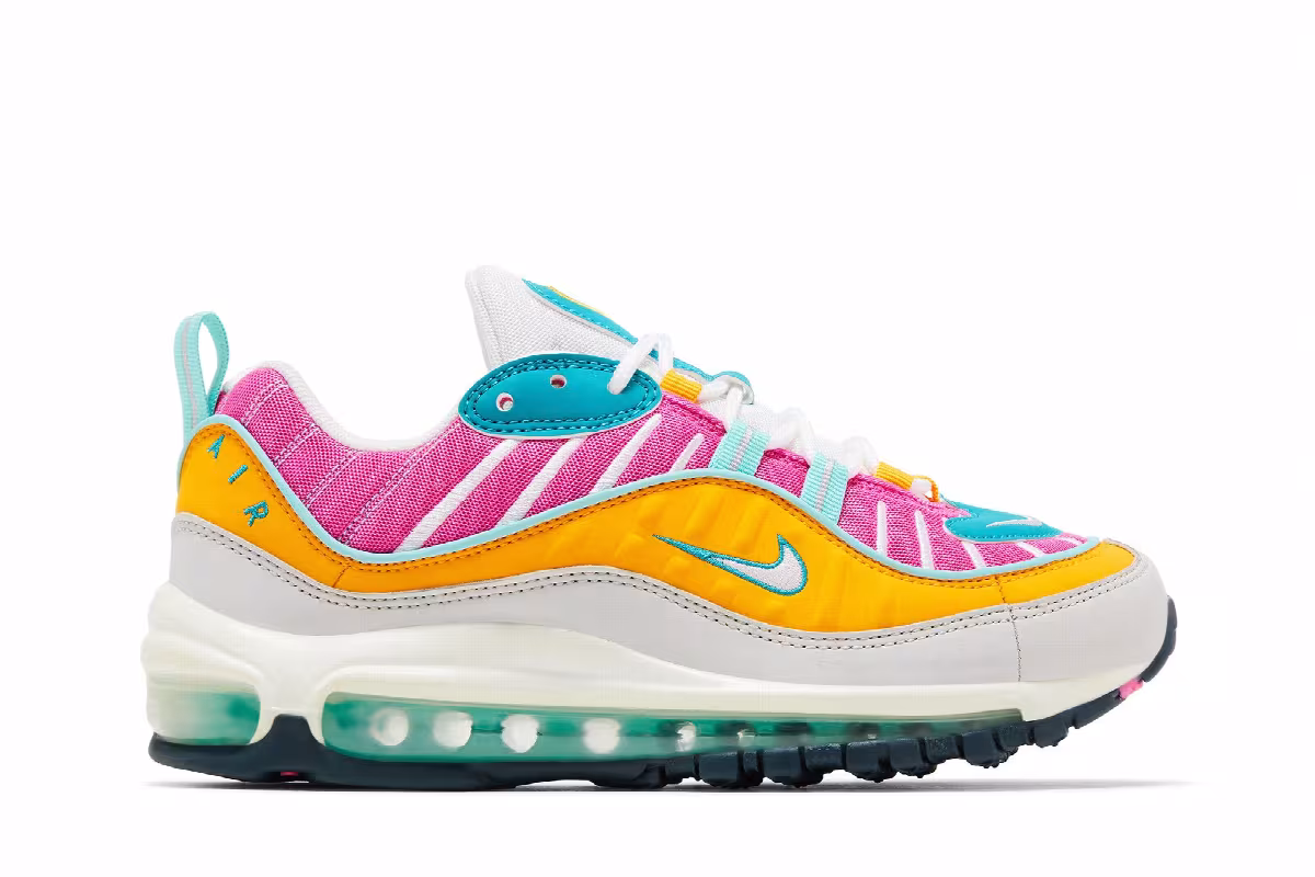 Nike Women's Air Max 98 Teal Fuchsia, view 2