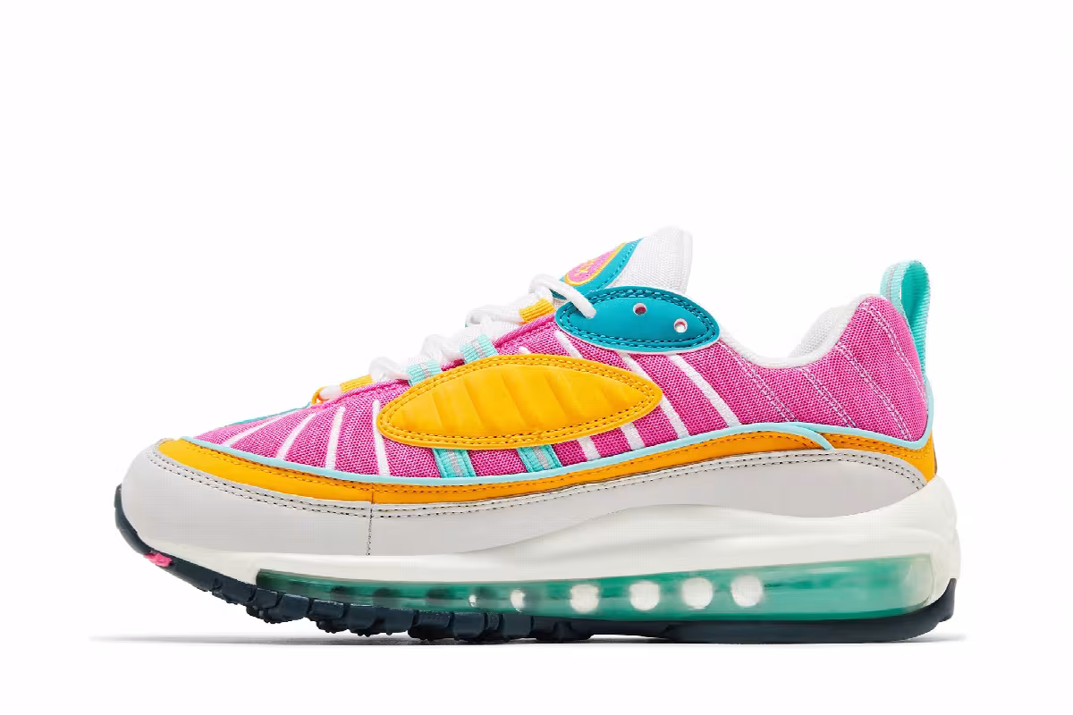 Nike Women's Air Max 98 Teal Fuchsia, view 4
