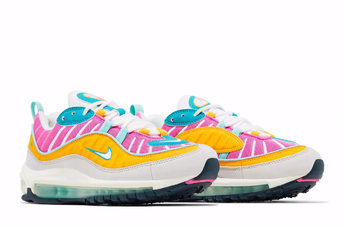 Nike Women's Air Max 98 Teal Fuchsia, view 9