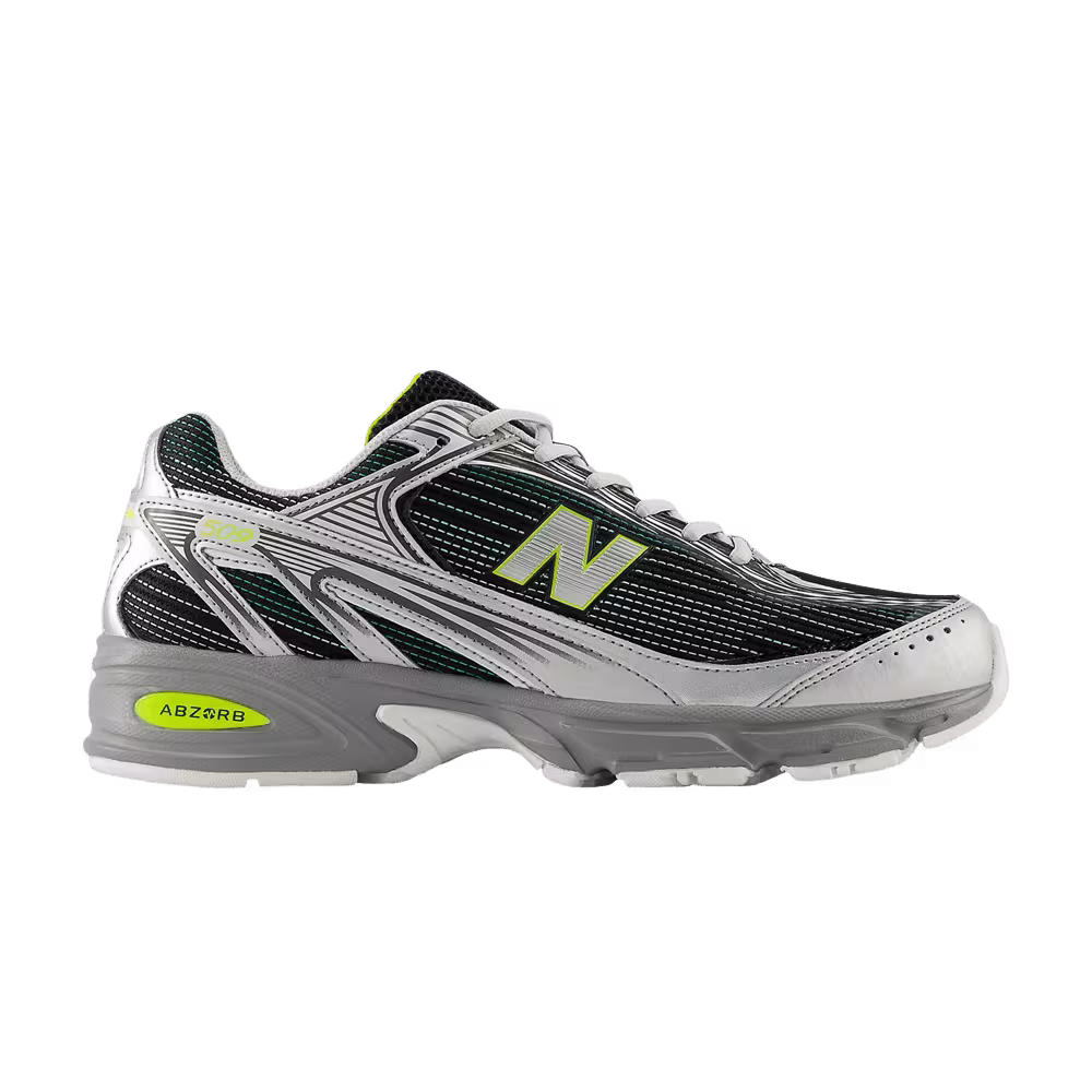 New Balance 509 Silver Metallic Deep End Alkaline Green