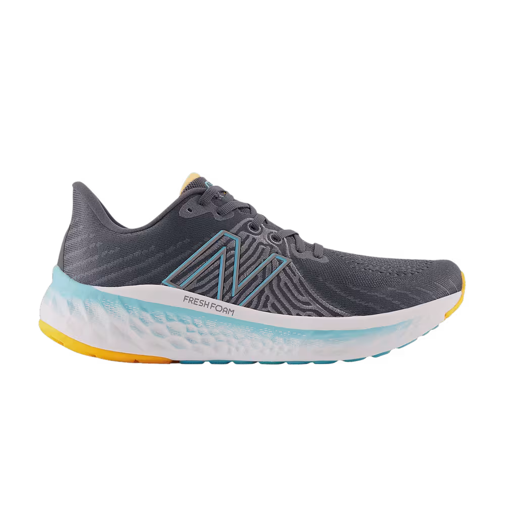 New Balance Fresh Foam X Vongo v5 2E Wide Graphite Aqua Hot Marigold