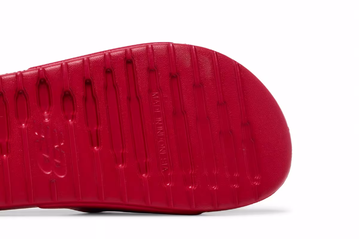 New Balance 100 Sandal Red White, view 6