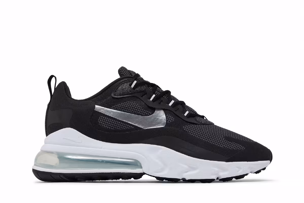 Nike Air Max 270 React Metallic Silver, view 2