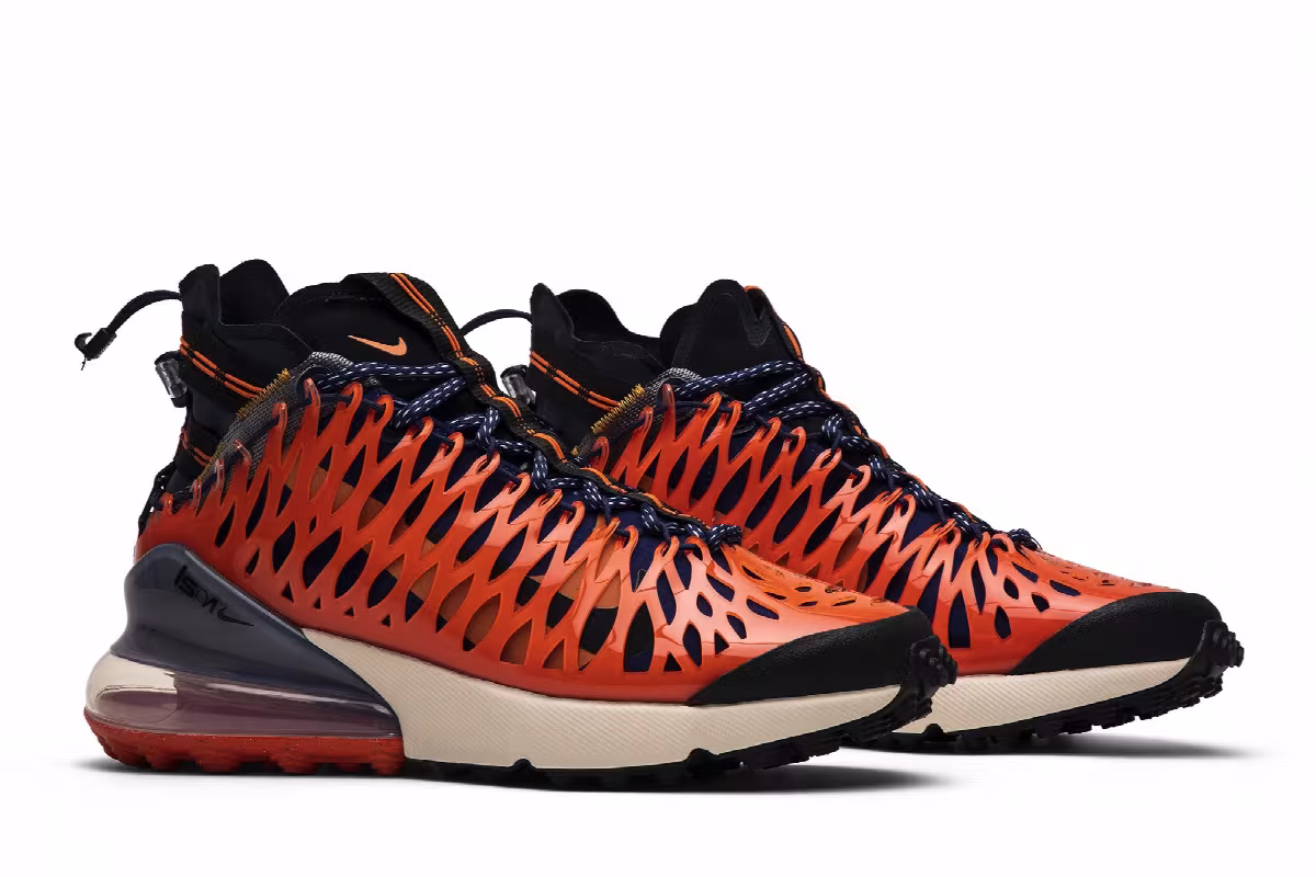Nike Air Max 270 SP SOE ISPA Terra Orange, view 9