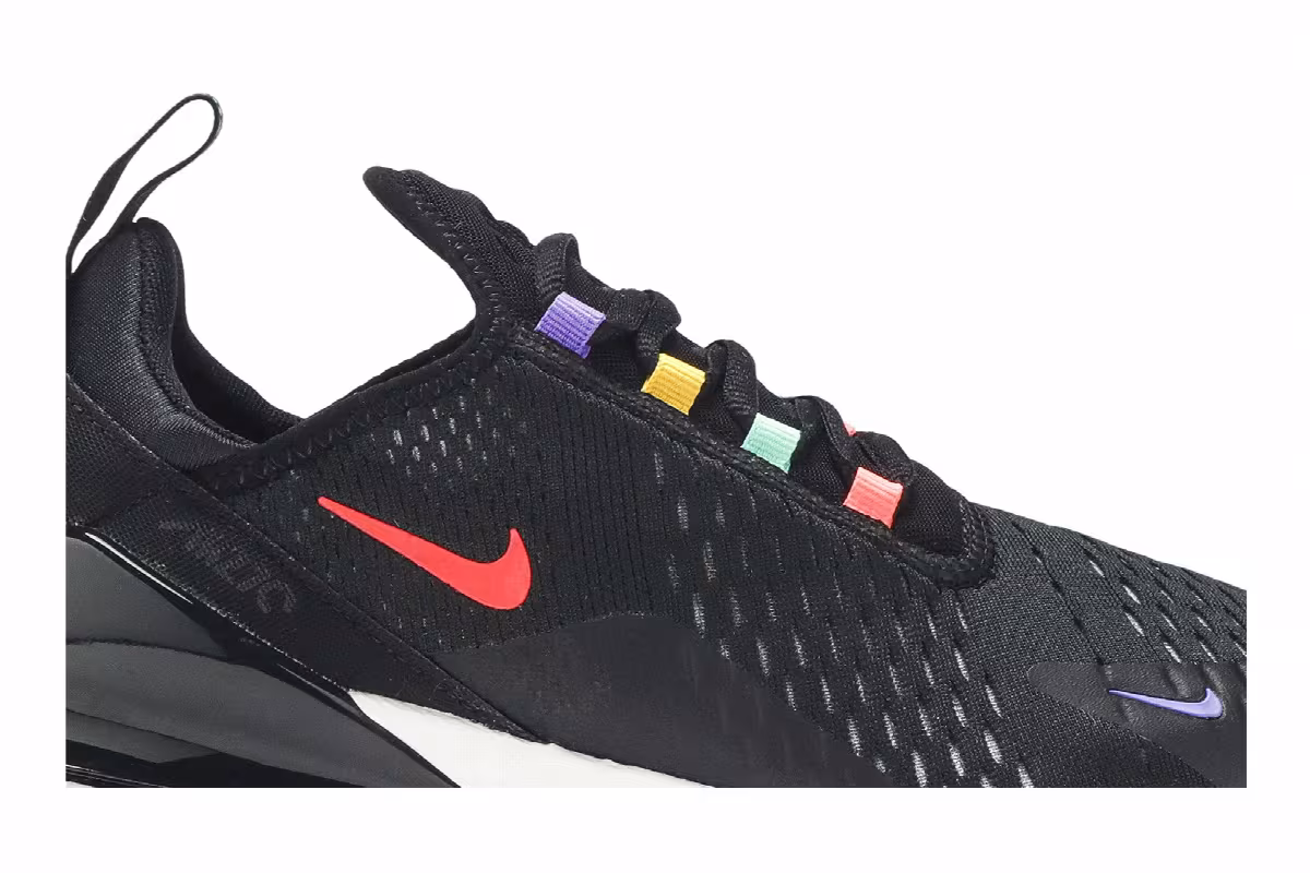 Nike Air Max 270 Black Multicolor, view 3