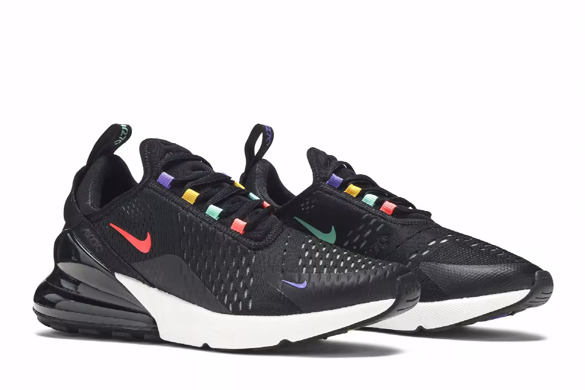 Nike Air Max 270 Black Multicolor, view 9