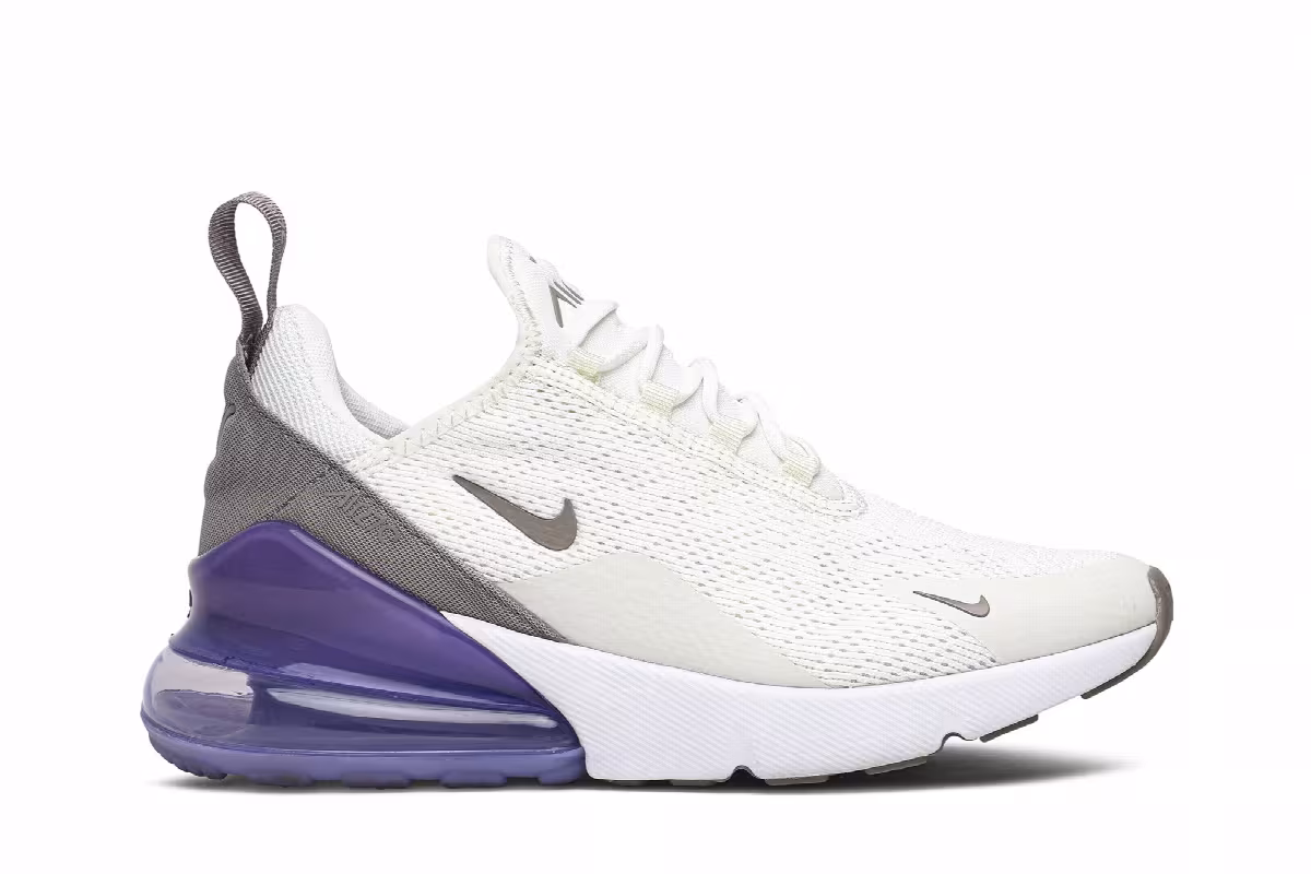 Nike Women's Air Max 270 Sail Lilac, view 2