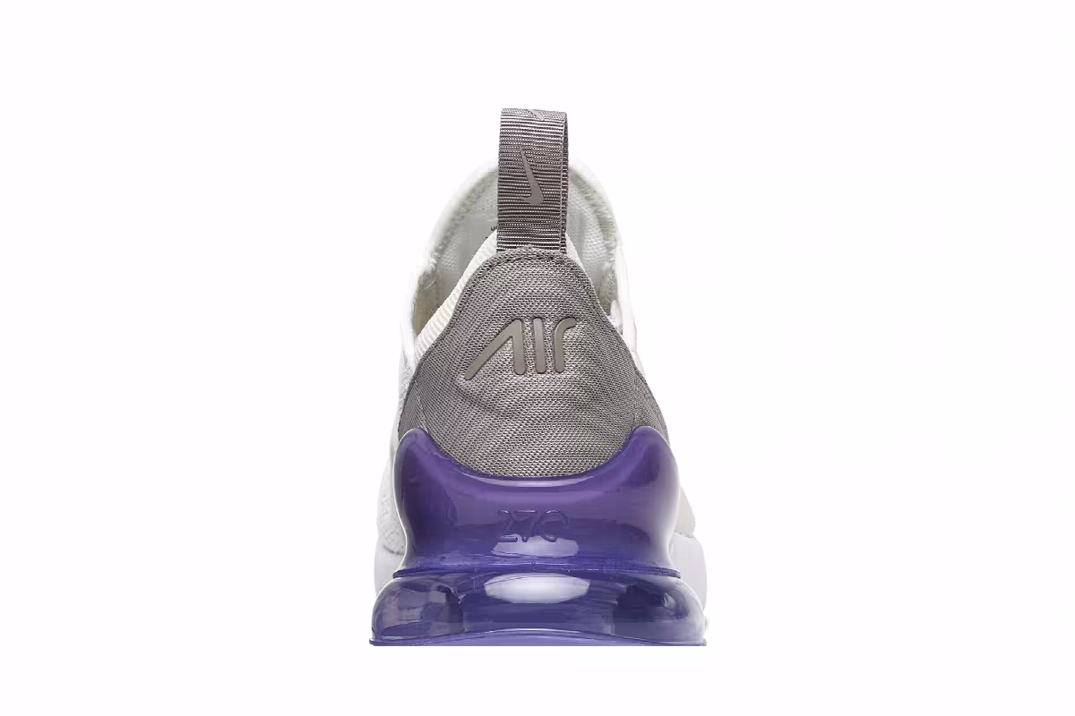 Nike Women's Air Max 270 Sail Lilac, view 8