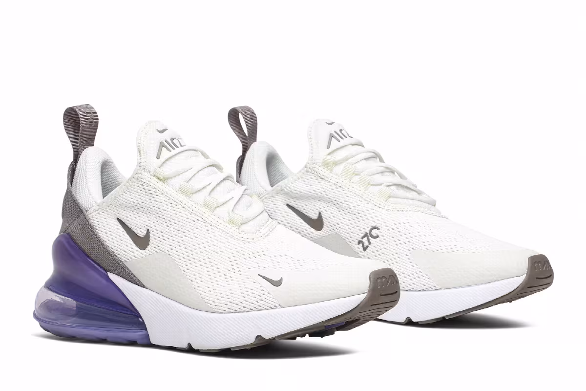 Nike Women's Air Max 270 Sail Lilac, view 9