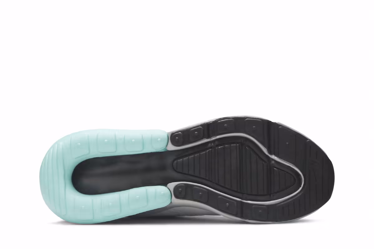 Nike Women's Air Max 270 Platinum Aurora Green, view 5