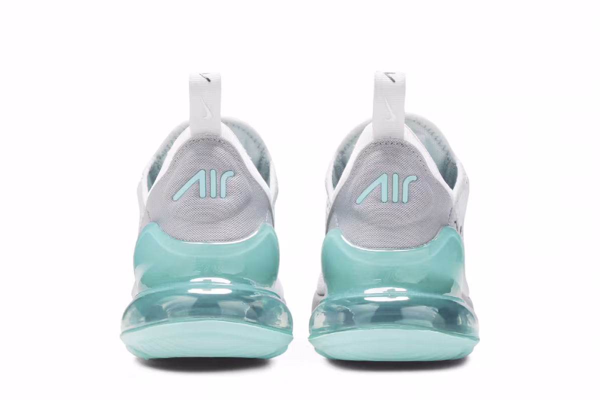 Nike Women's Air Max 270 Platinum Aurora Green, view 7