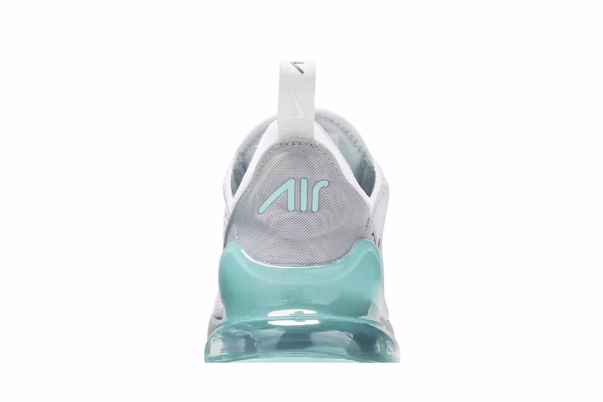 Nike Women's Air Max 270 Platinum Aurora Green, view 8