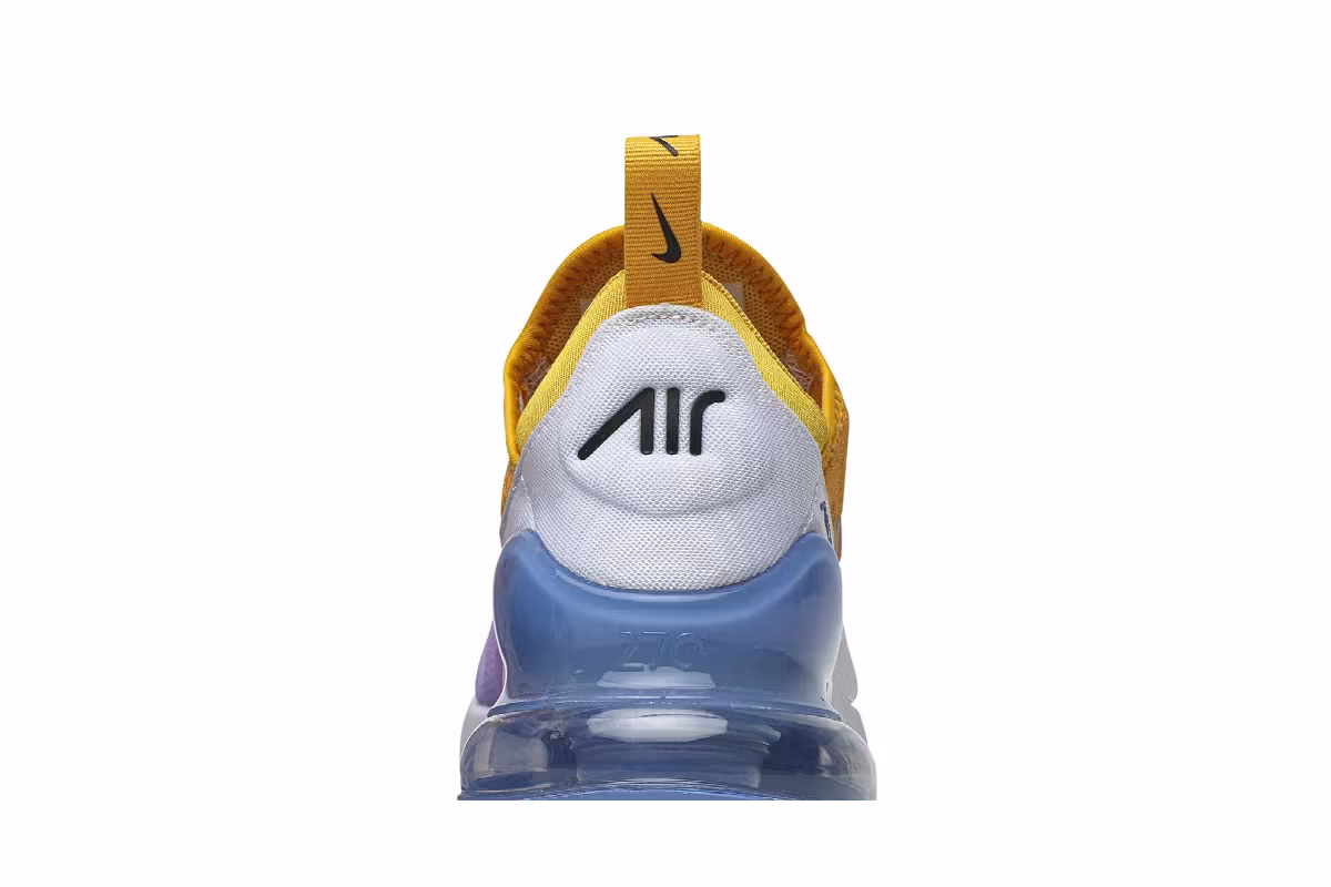 Nike Women's Air Max 270 University Gold, view 8