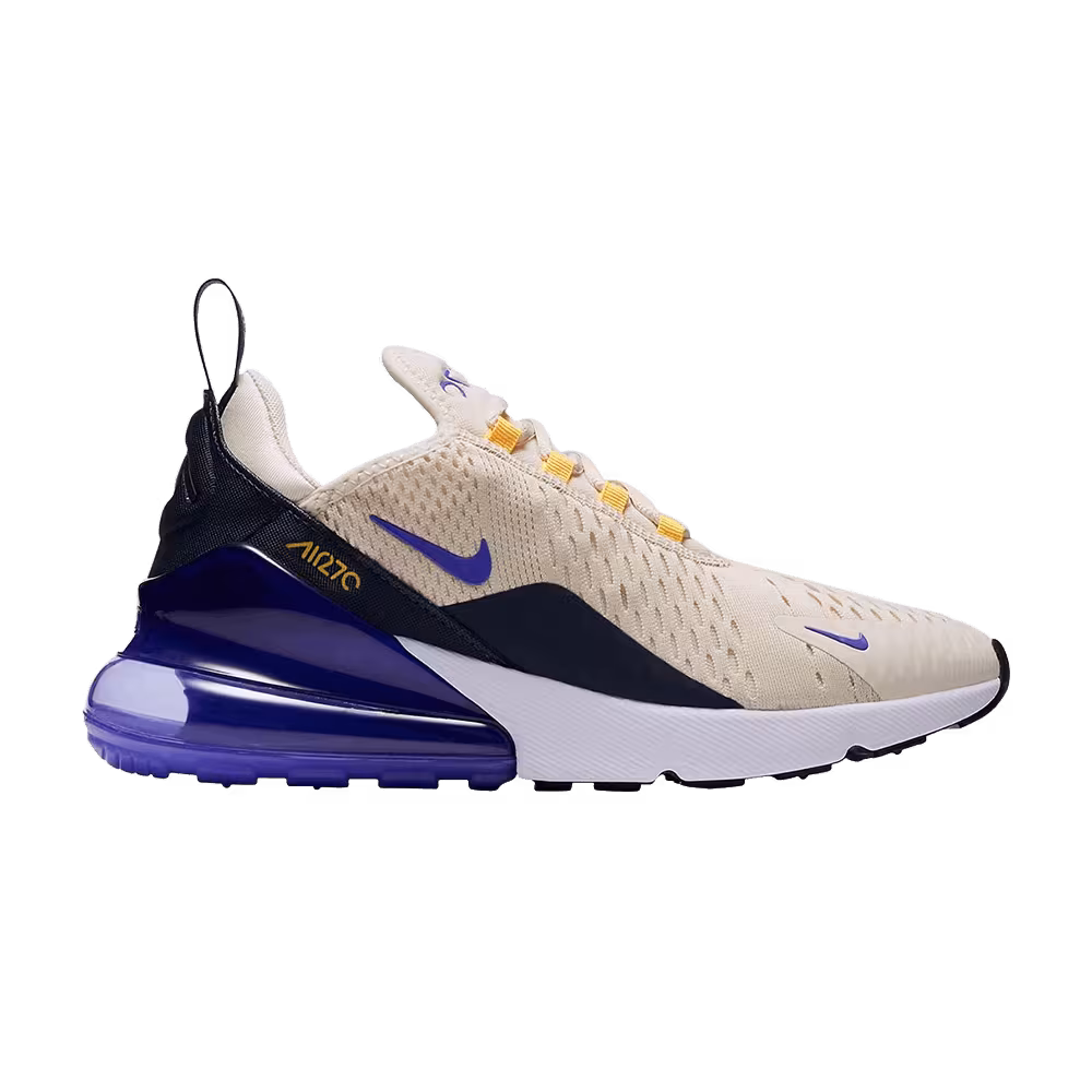 Nike Women's Air Max 270 Light Cream Midnight Navy
