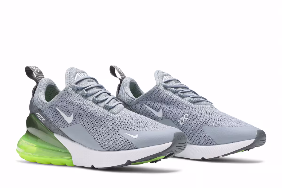 Nike Women's Air Max 270 Obsidian Mist Lime, view 9