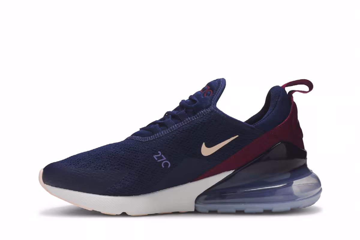 Nike Women's Air Max 270 Blue Void, view 4