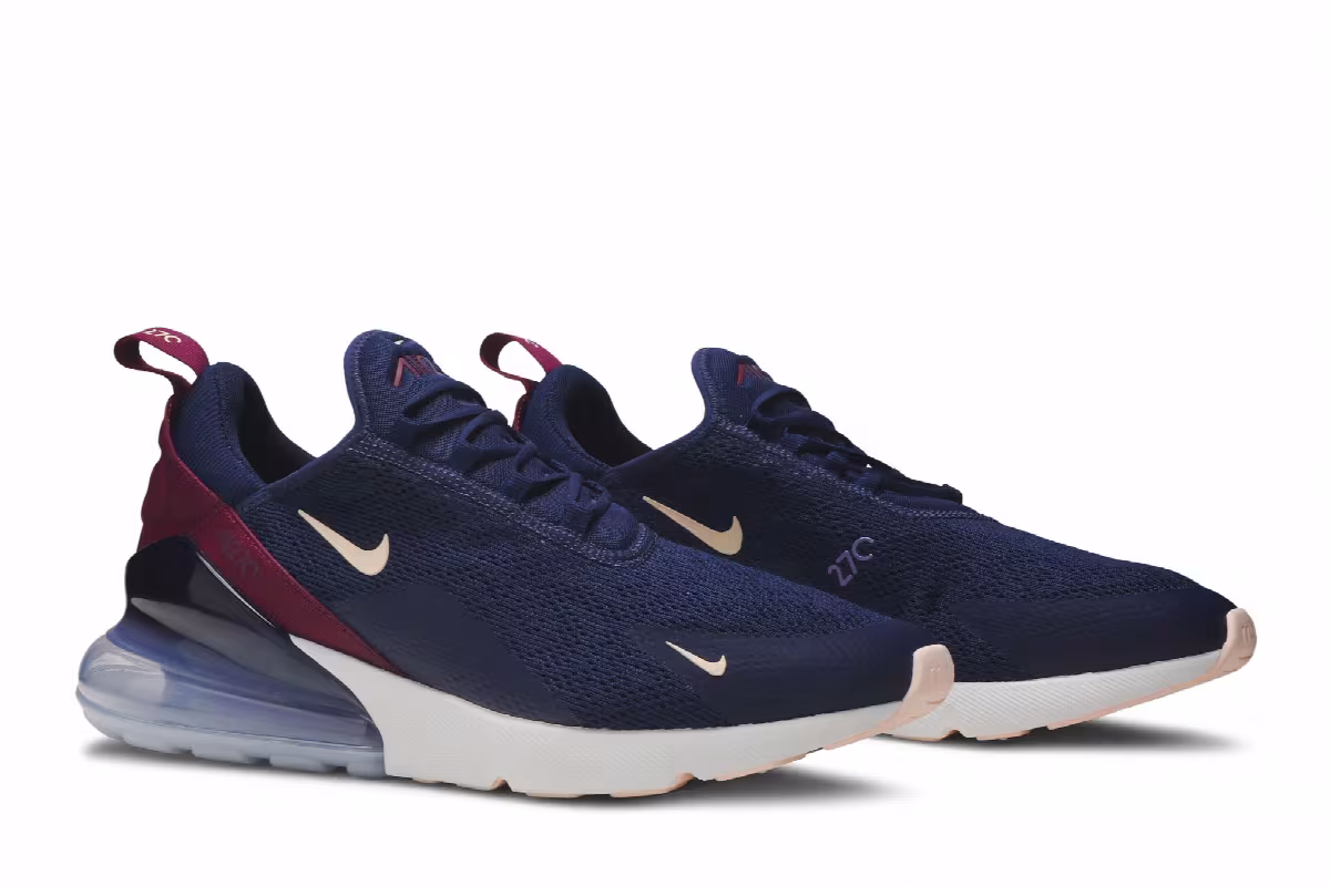 Nike Women's Air Max 270 Blue Void, view 9