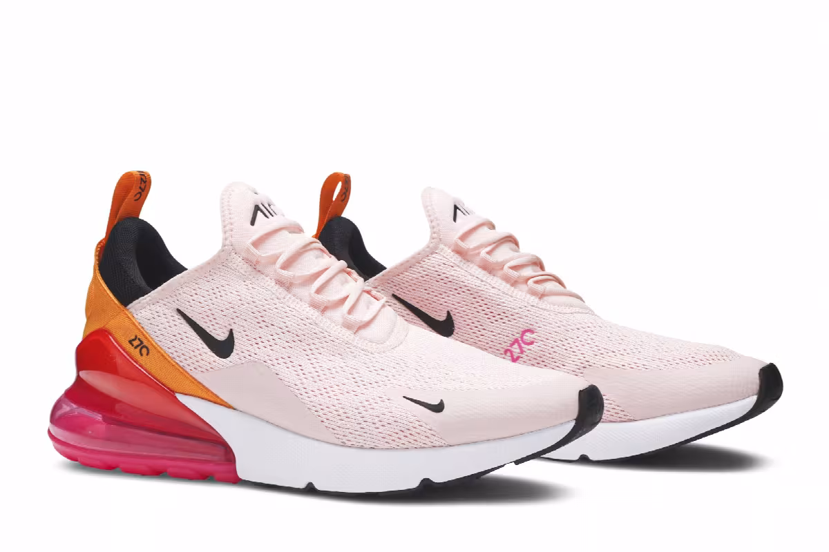 Nike Women's Air Max 270 Washed Coral, view 9